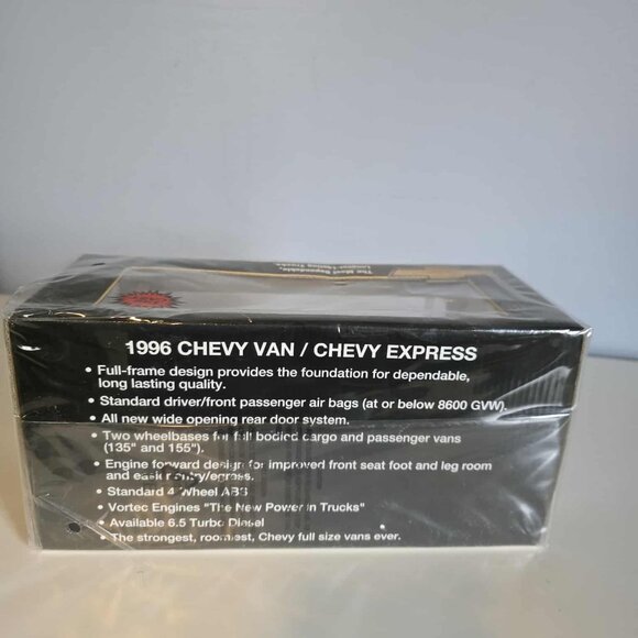 Vintage NWT 1996 Chevy Full Sized Fleet Operations Van Die Cast - Picture 4 of 6